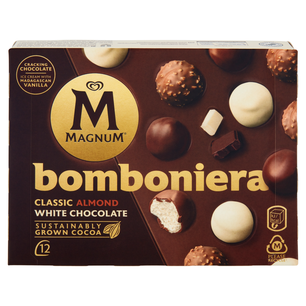 Magnum bomboniera Classic Almond White Chocolate 12 Gelati 104 g
