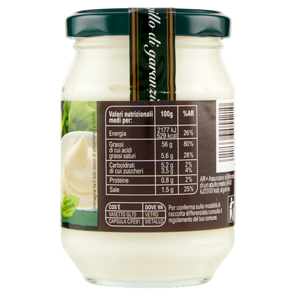Carrefour Veggie Maionese 100% Vegetale 180 g