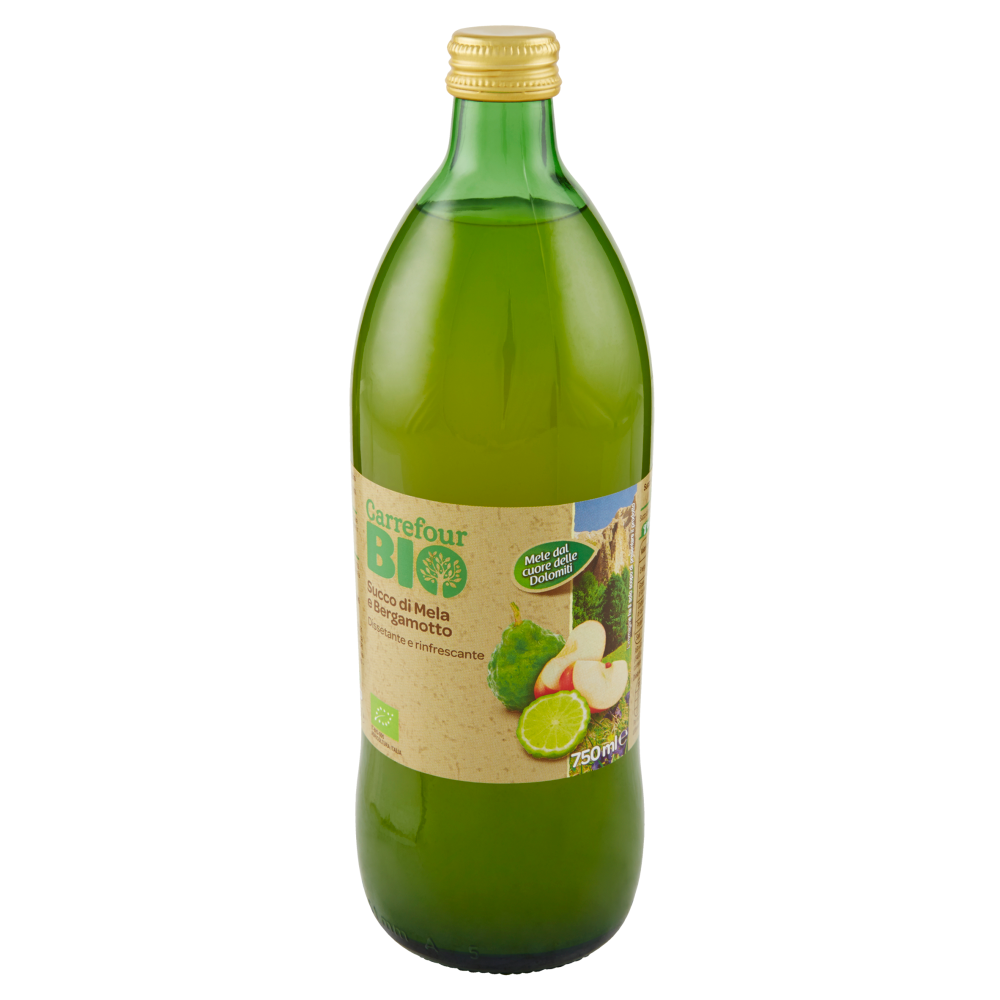 Carrefour Bio Succo di Mela e Bergamotto 750 ml