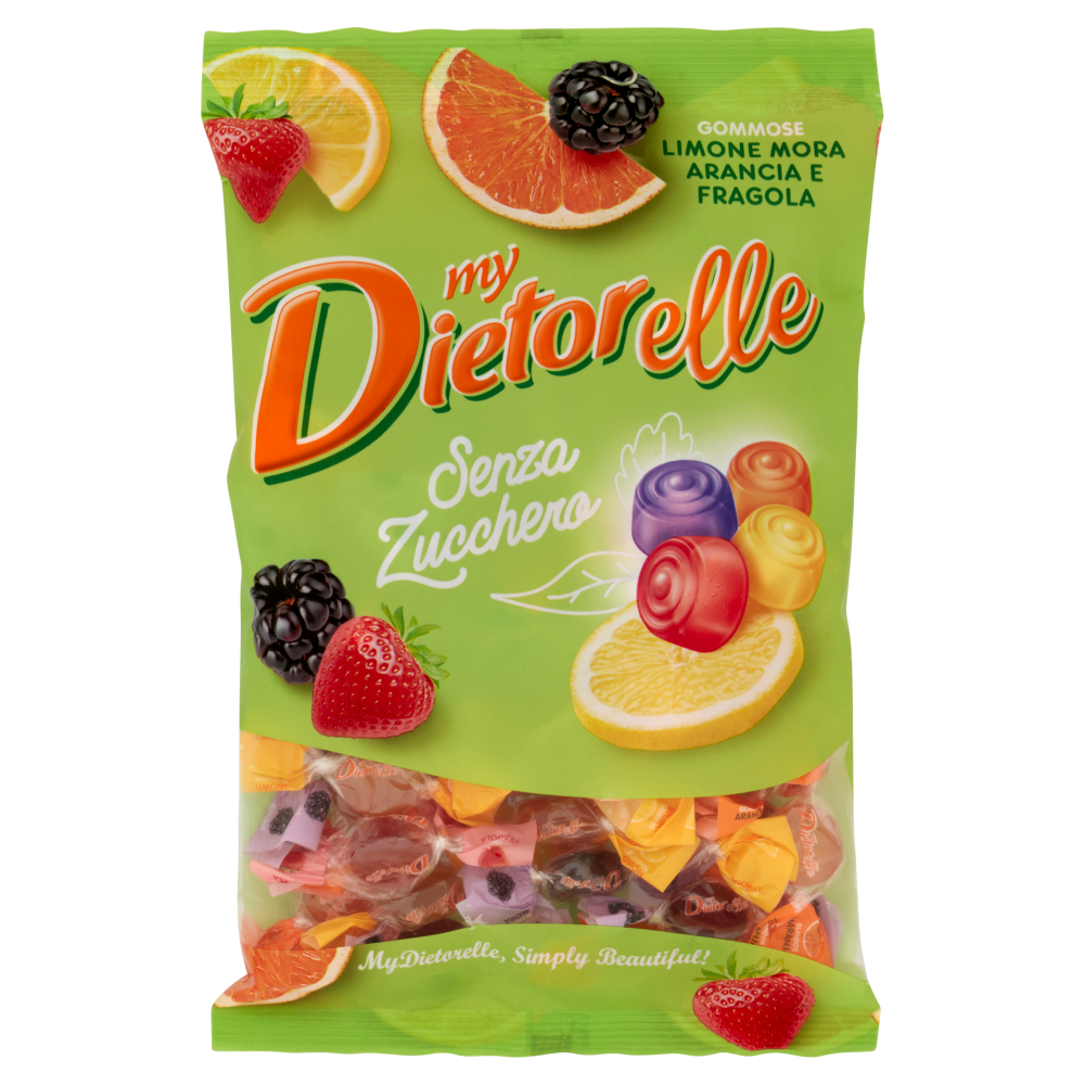 my Dietorelle Gommose Limone Mora Arancia e Fragola 140 g