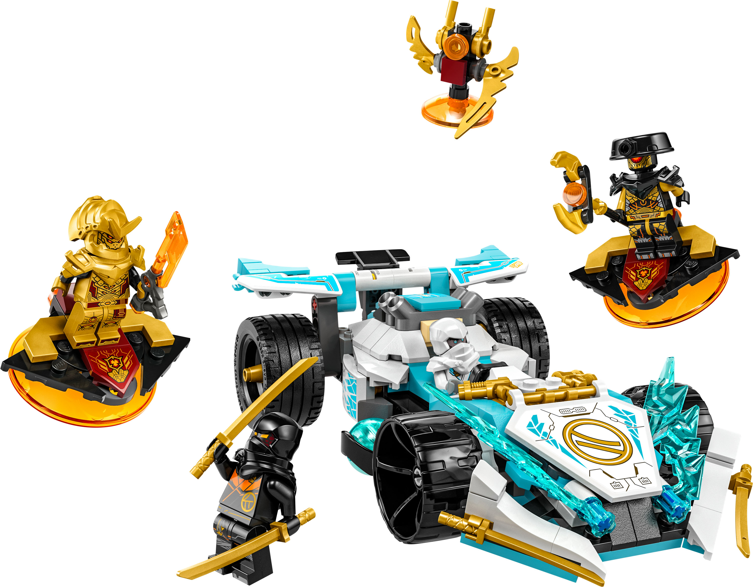 LEGO NINJAGO Auto da corsa Spinjitzu Dragon Power di Zane