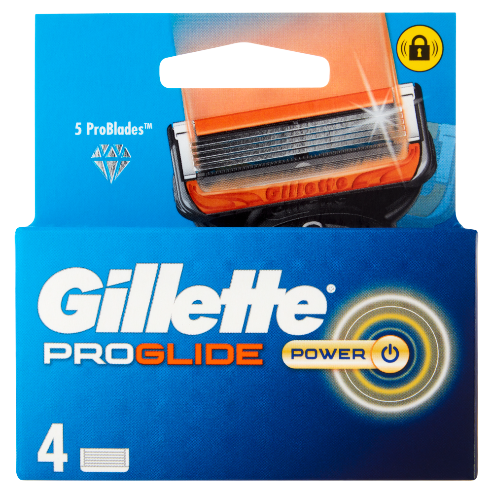 7702018085514 - Tosatrici e Rasoi - corpoecapelli - Gillette Fusion 5  Proglide Lamette Da Barba Confezione Da 4 Ricambi Con 5 Lame