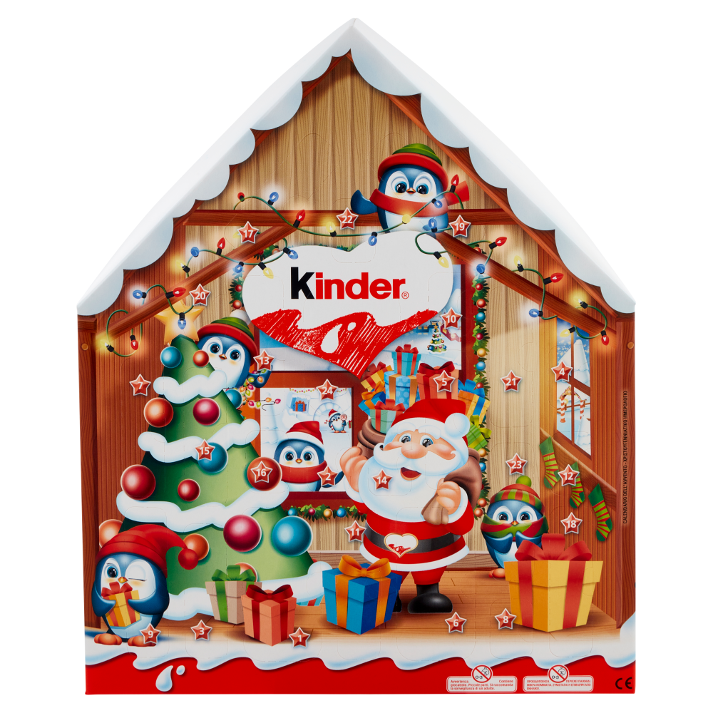 Kinder Calendario dell'Avvento 24 Pezzi 184 g