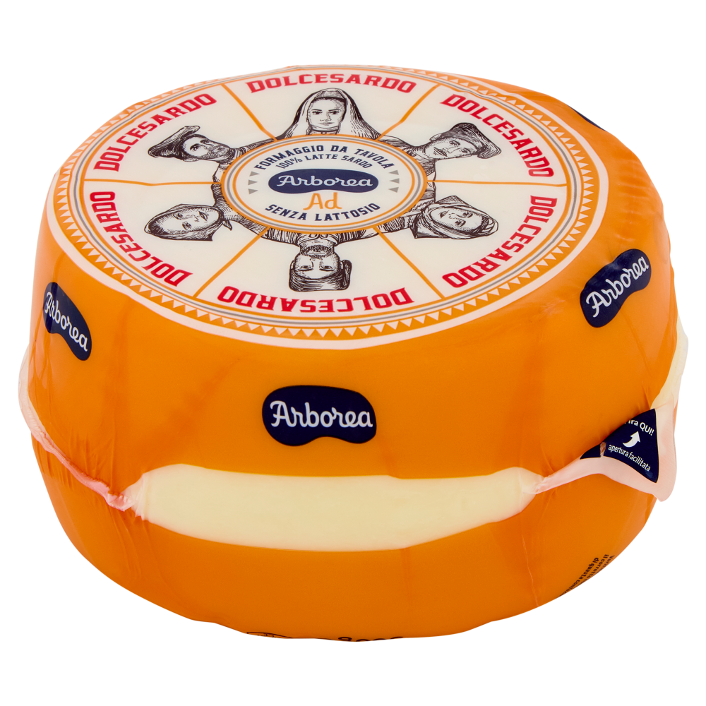 Arborea Ad Dolcesardo Formaggio da Tavola Senza Lattosio 500 g