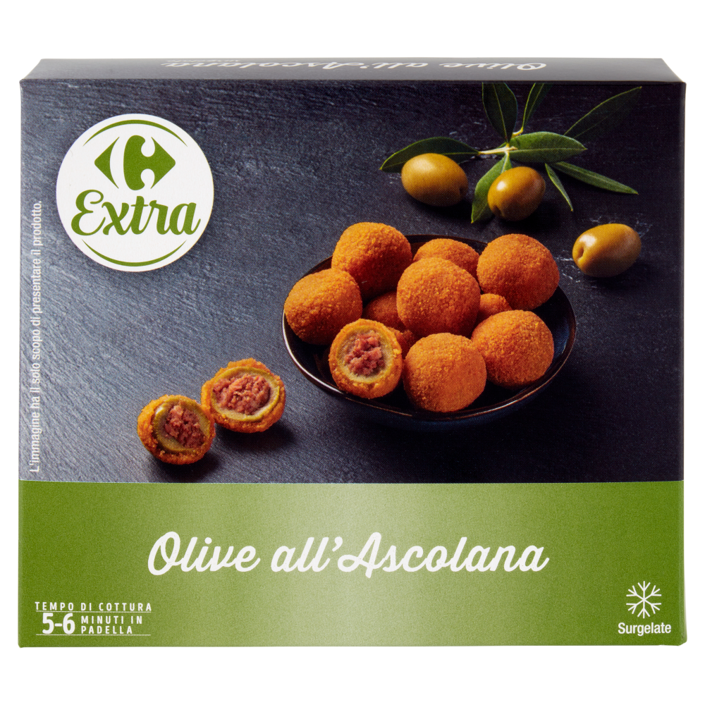 Carrefour Extra Olive all'Ascolana Surgelate 250 g