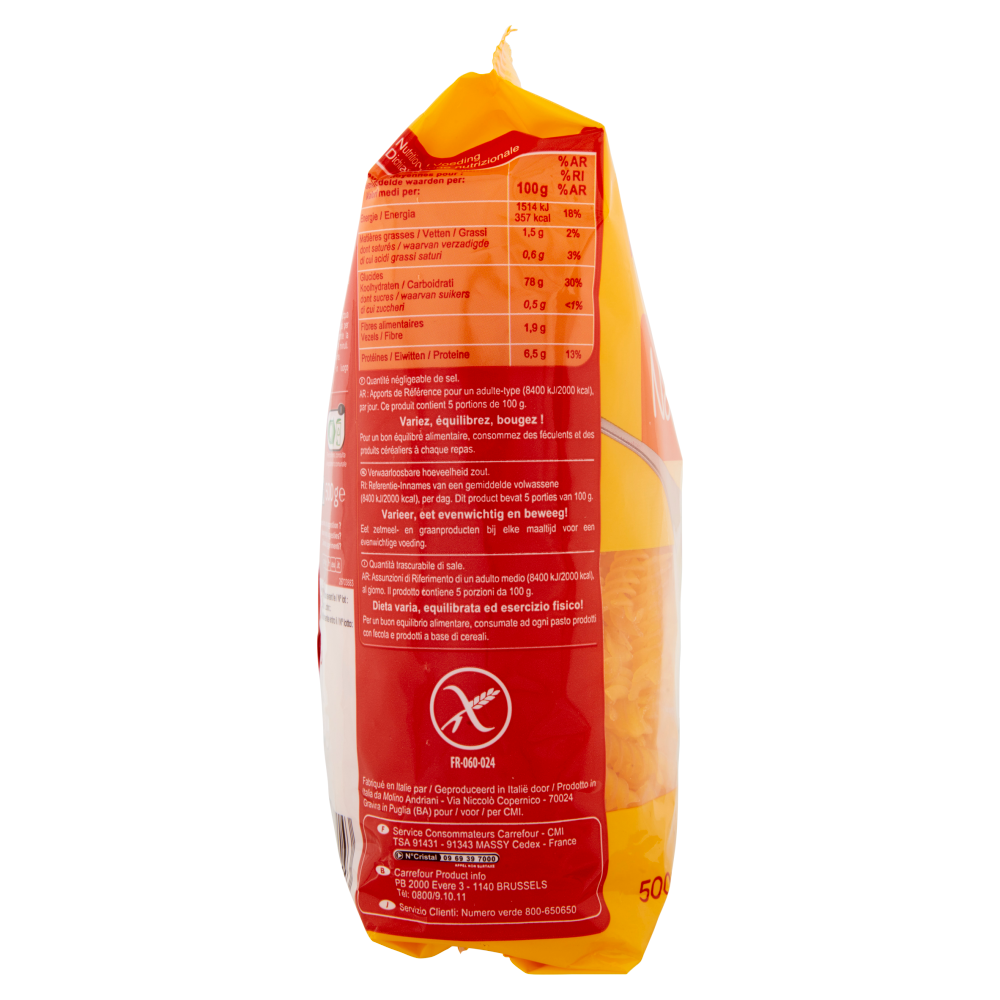 Carrefour Fusilli No Gluten!* 500 g