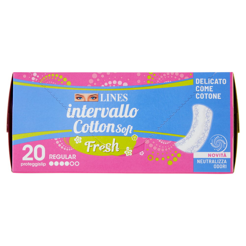 Lines intervallo Cotton Soft Fresh proteggislip Regular Disteso 20 pz