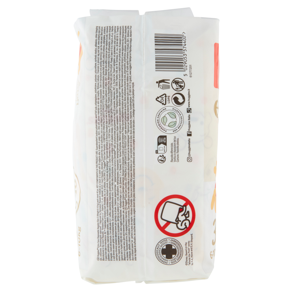 Huggies extra care Pannolini 6-10 Kg 40 pz
