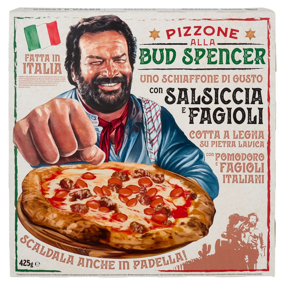 Bud Power Pizzone alla Bud Spencer con Salsiccia e Fagioli 425 g