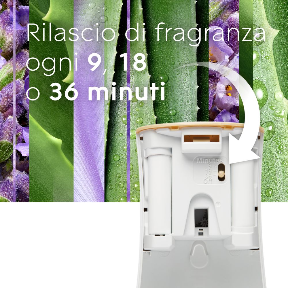 Glade Automatic Spray Ricarica, Profumatore per Ambienti, Fragranza Lavanda, 269 ml