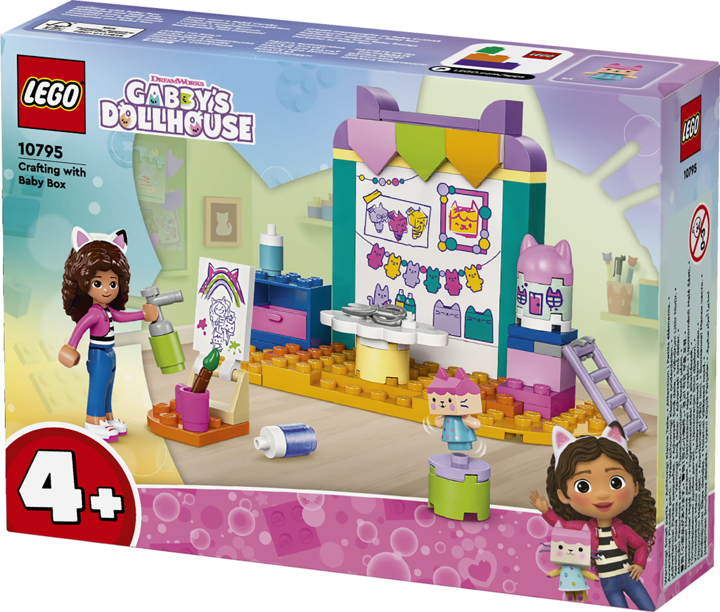 LEGO La Casa delle Bambole di Gabby 10795 Creazioni con Baby Scatola, Giochi Educativi per Bambini 4+, Idea Regalo Creativa