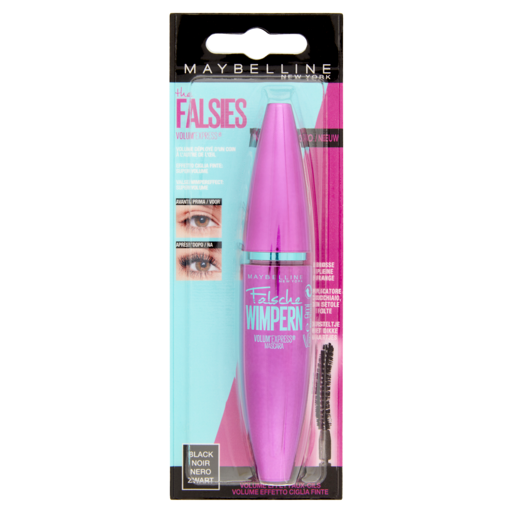 Maybelline New York Mascara The Falsies, Volumizzante Allungante Effetto Ciglia Finte