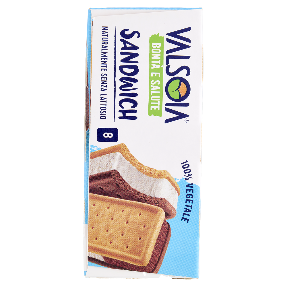 Valsoia Bontà e Salute Sandwich Bianco e Cacao 8 x 40 g