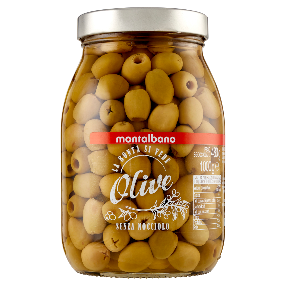 montalbano Olive Senza Nocciolo 1000 g