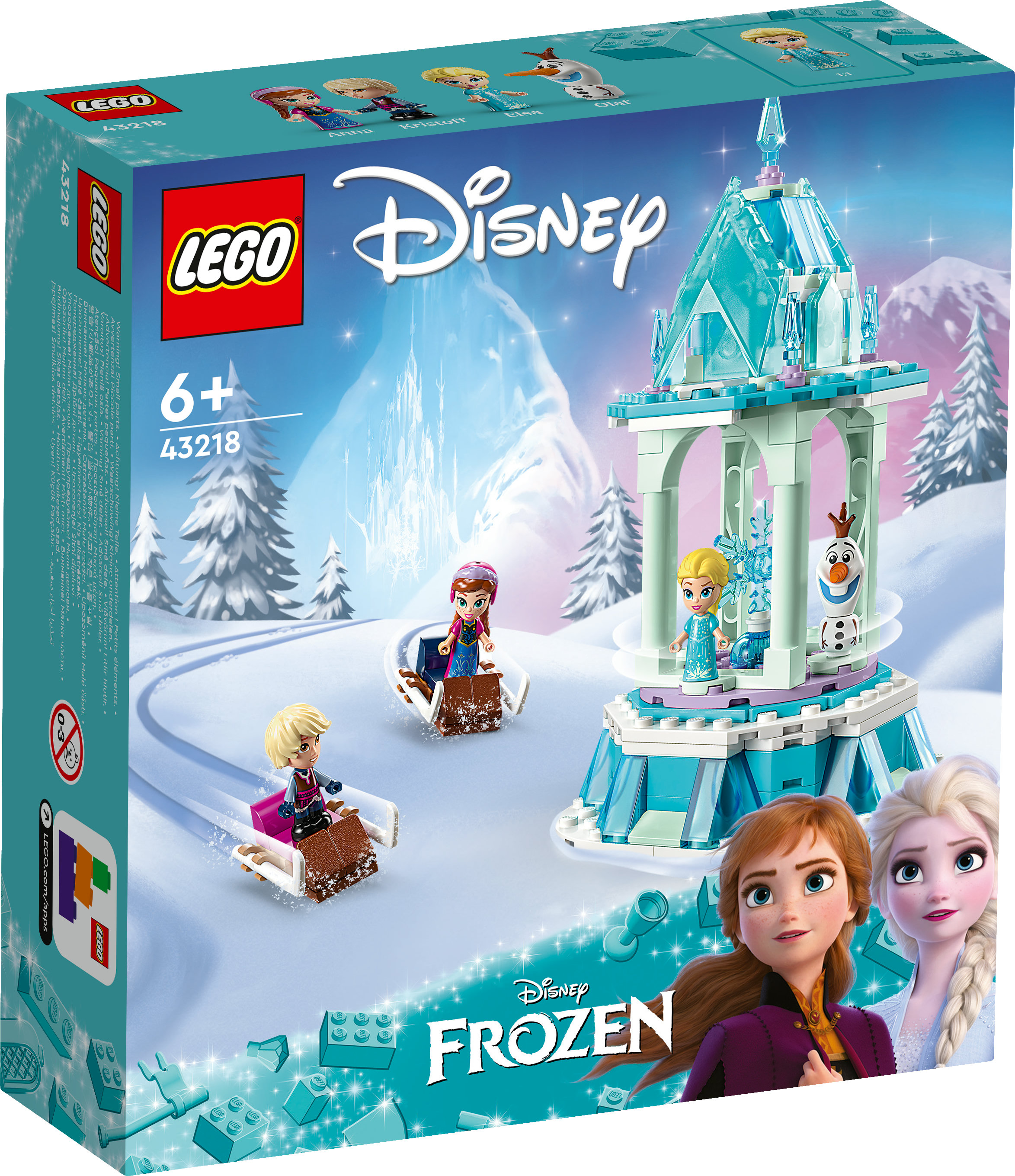 LEGO Disney Princess La giostra magica di Anna ed Elsa