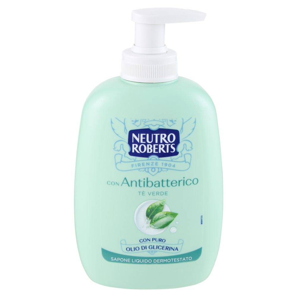 Neutro Roberts con Antibatterico Tè Verde Sapone Liquido 200 ml