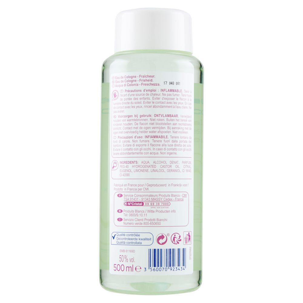 Acqua di Colonia Freschezza 500 ml