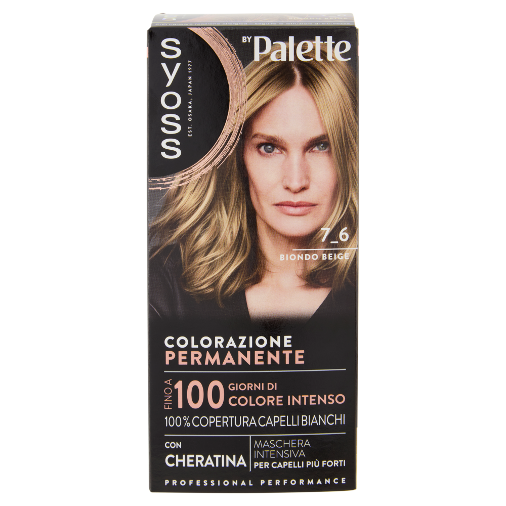 Syoss By Palette Colorazione Permanente 7_6 Biondo Beige