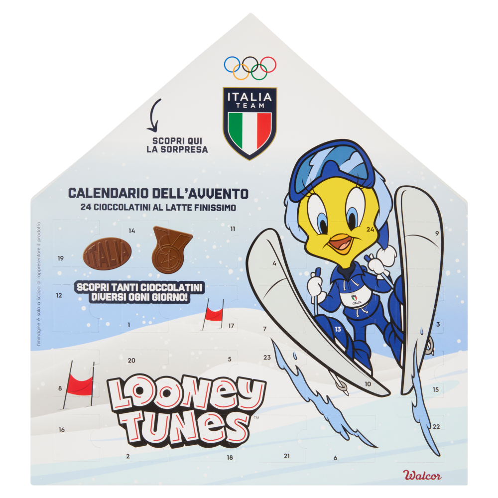 Walcor Calendario dell'Avvento Looney Tunes 150 g