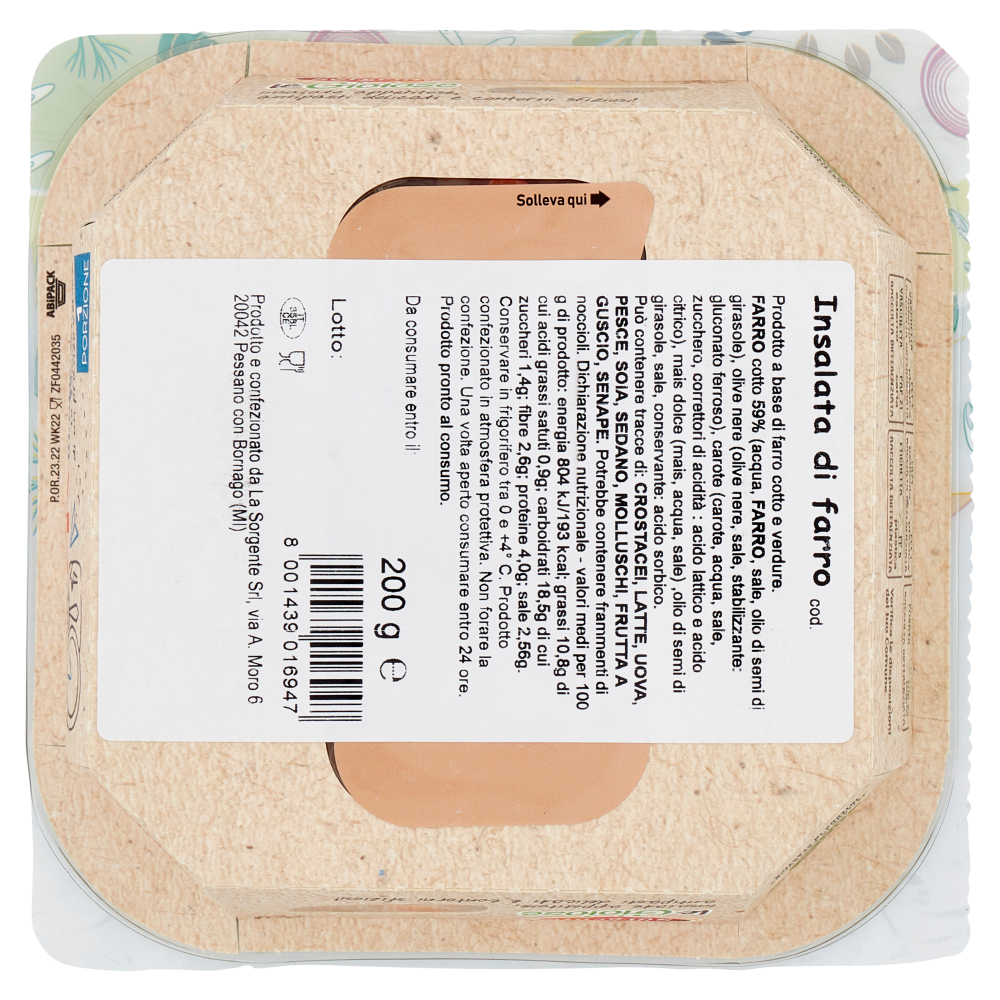 la Sorgente le Gioiose Insalata di farro 200 g