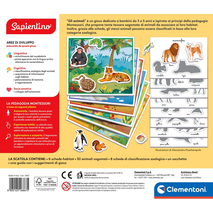 Clementoni Sapientino Montessori - Gli Animali