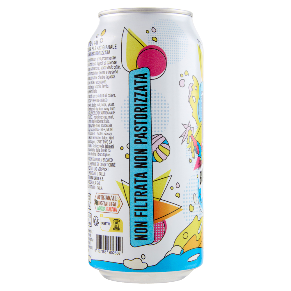 Mastri Birrai Umbri Birra Pils 100% Italiana Artigianale Cotta 40 440 ml