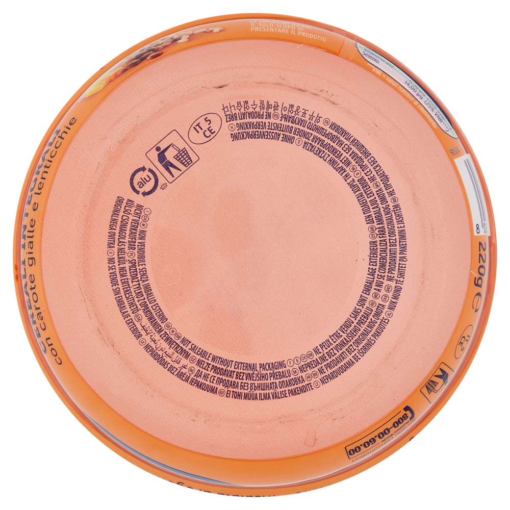 Rio mare Insalatissime Insalata di Sgombro Cereali Integrali con carote gialle e lenticchie 220 g