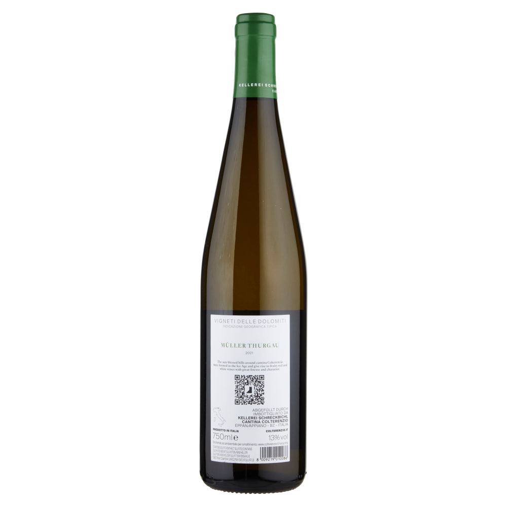 Cantina Colterenzio Müller Thurgau Vigneti delle Dolomiti IGT 750 ml