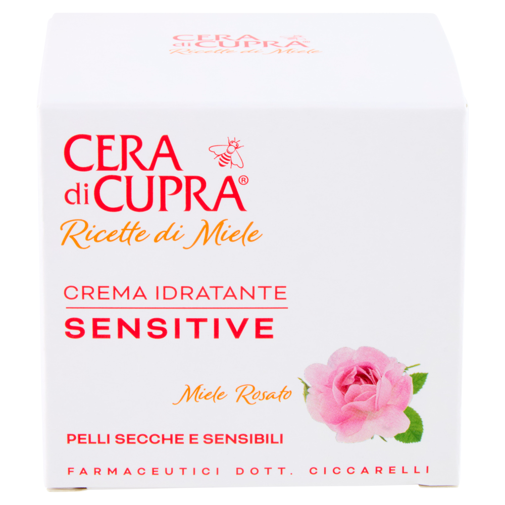 Cera di Cupra Ricette di Miele Crema Idratante Sensitive Pelli Secche e Sensibili 50 ml