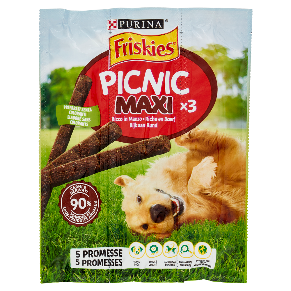 PURINA FRISKIES Picnic Maxi Manzo 3 snack 45 g