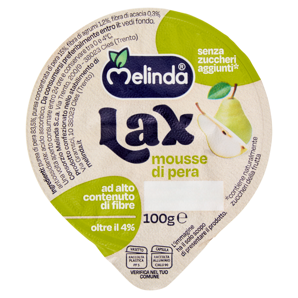 Melinda Lax mousse di pera 100 g 