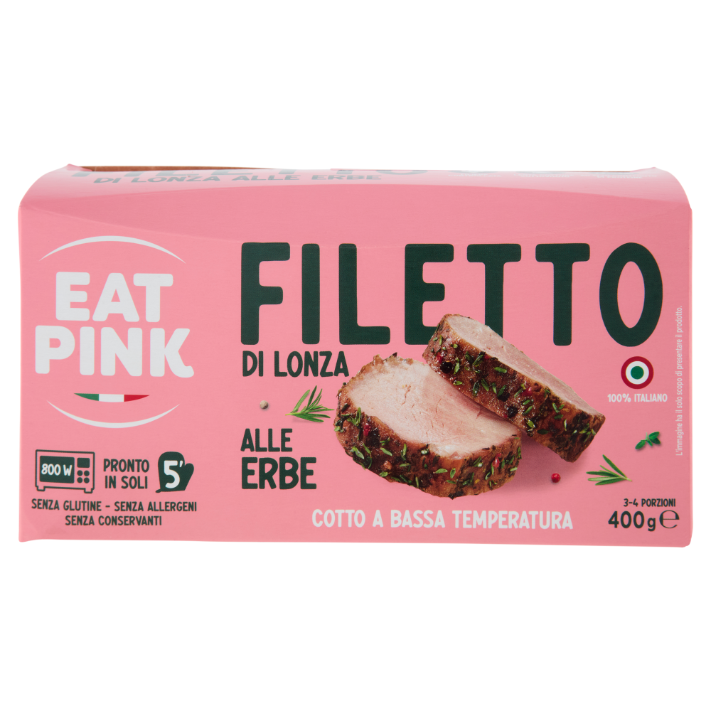 Eat Pink Filetto di Lonza alle Erbe 400 g