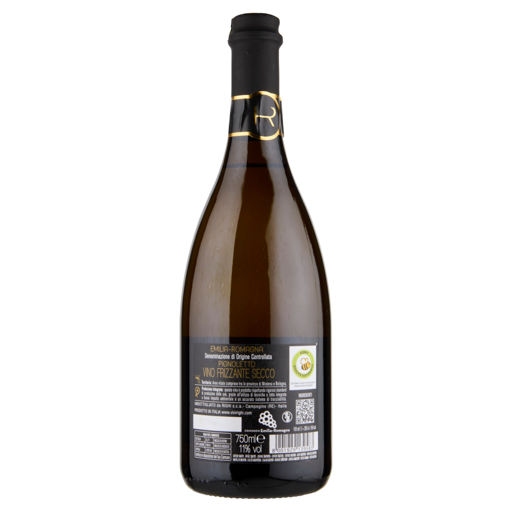Righi Pignoletto Emilia-Romagna DOC Vino Frizzante Secco 750 ml