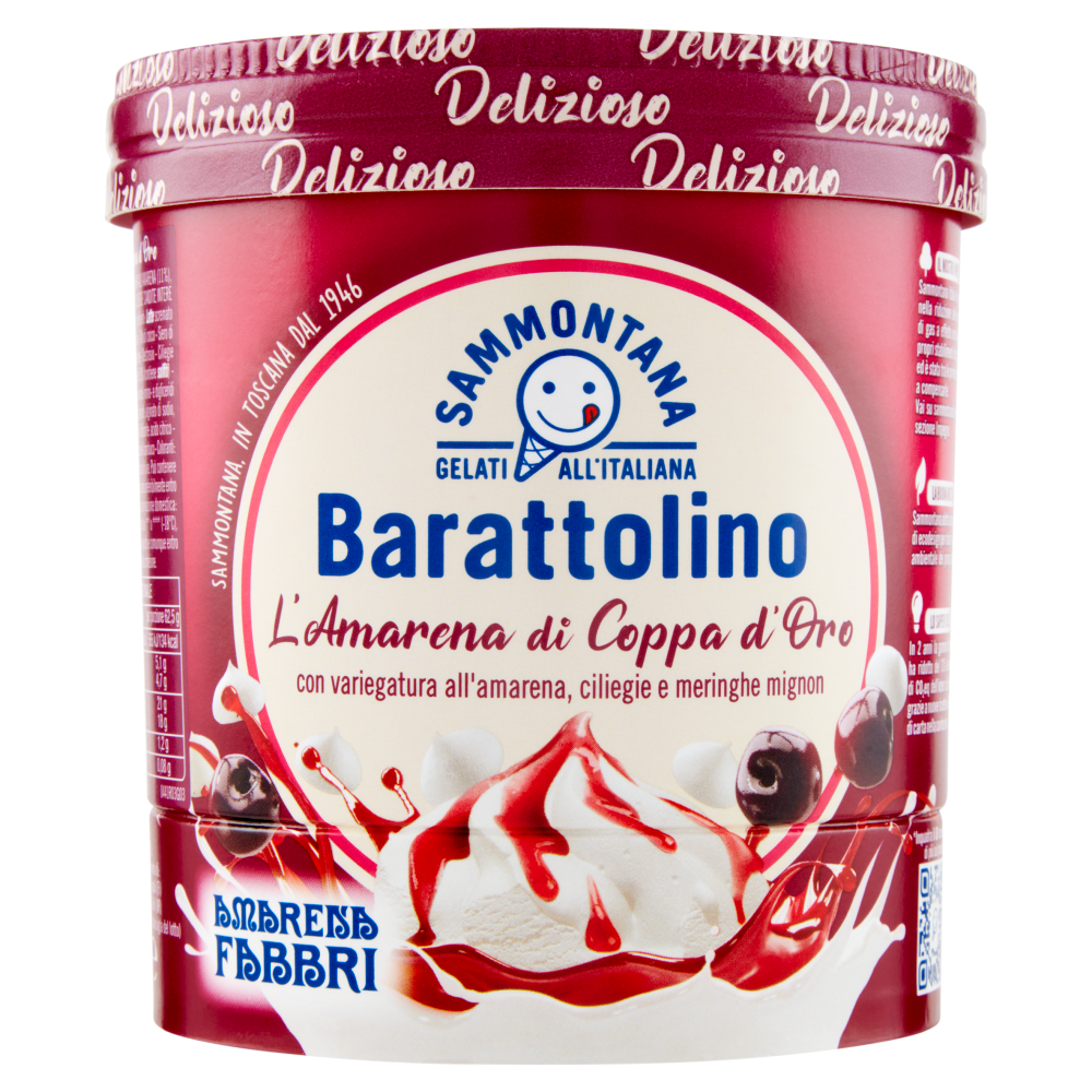 Sammontana Barattolino Delizioso l'Amarena di Coppa d'Oro 500 g