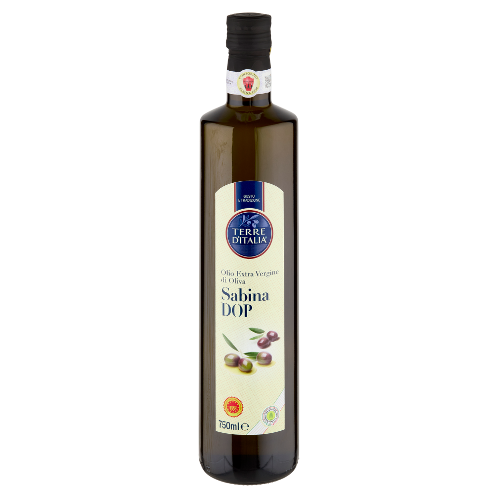 Terre d'Italia Olio Extra Vergine di Oliva Sabina DOP 750 ml