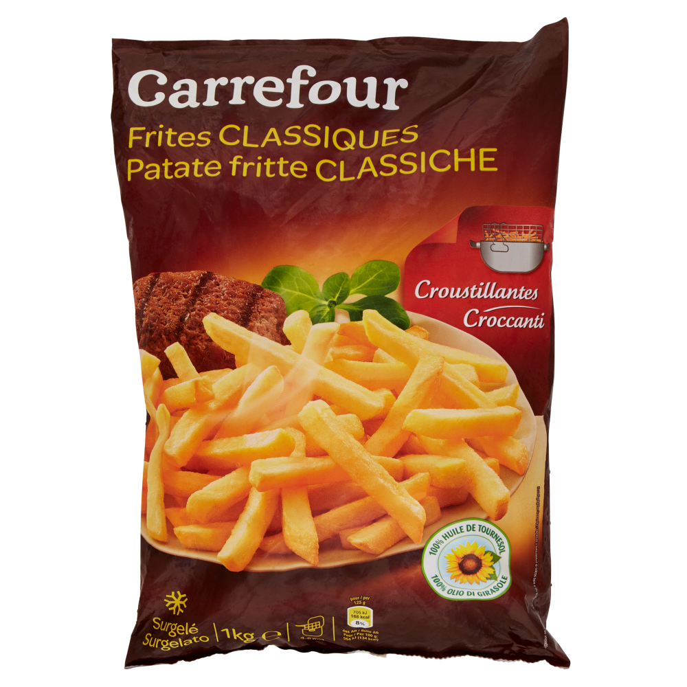 Carrefour Patate fritte Classiche Surgelato 1 kg