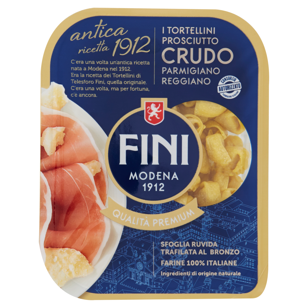 Fini antica ricetta 1912 i Tortellini Prosciutto Crudo e Parmigiano Reggiano 250 g