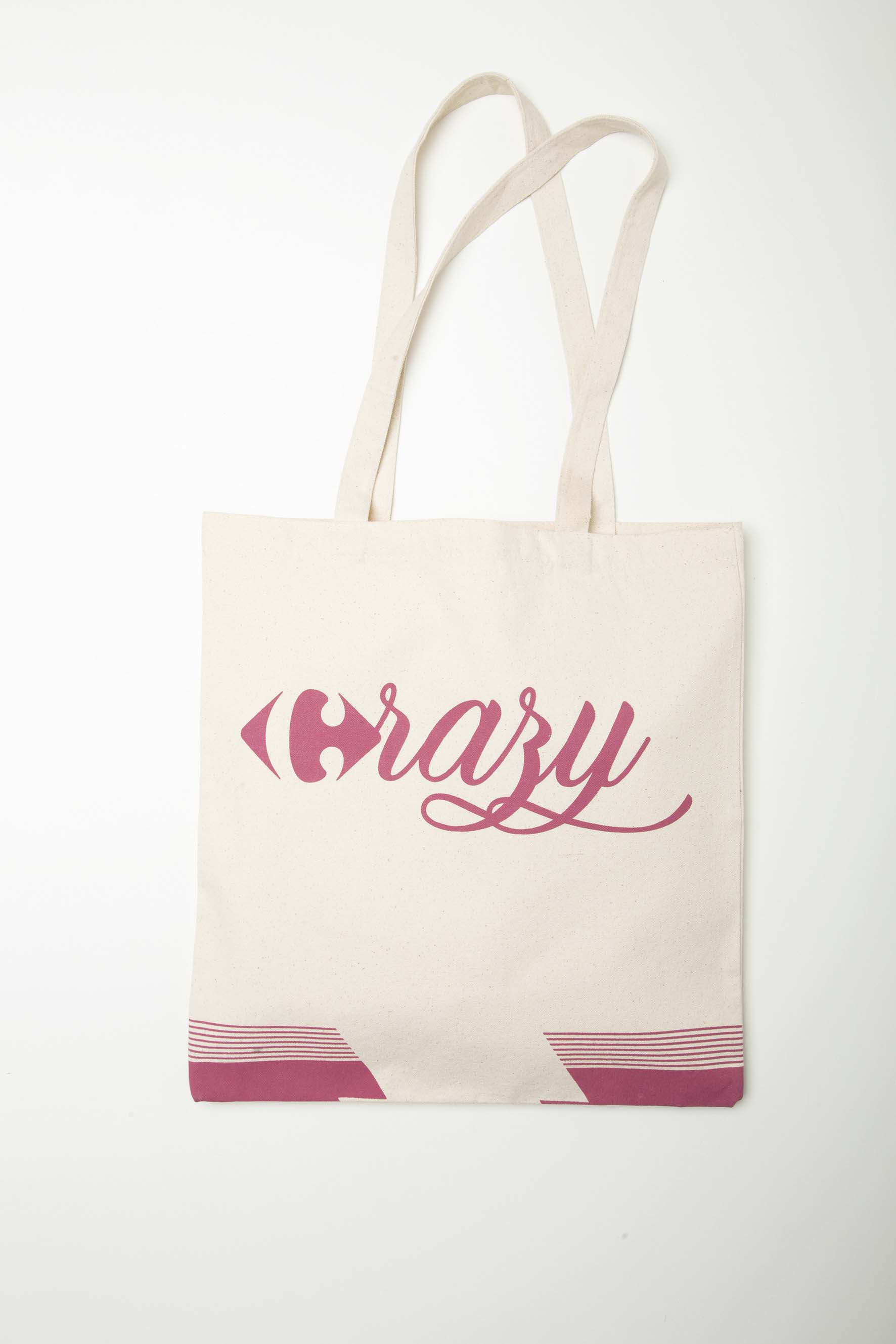 TEX Limited Edition Borsa Logomania Crazy in tela, rosa