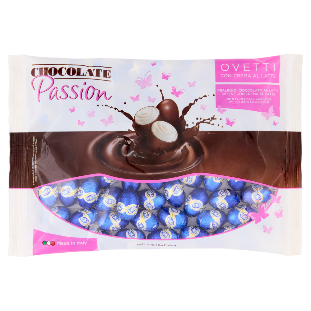 Chocolate Passion Ovetti con Crema al Latte 450 g