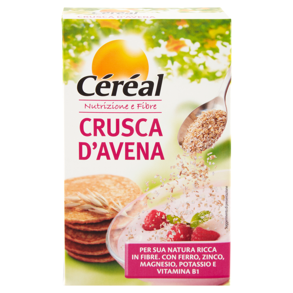 Céréal Nutrizione e Fibre Crusca d'Avena, naturalmente ricca in fibre e vitamine - 360 g