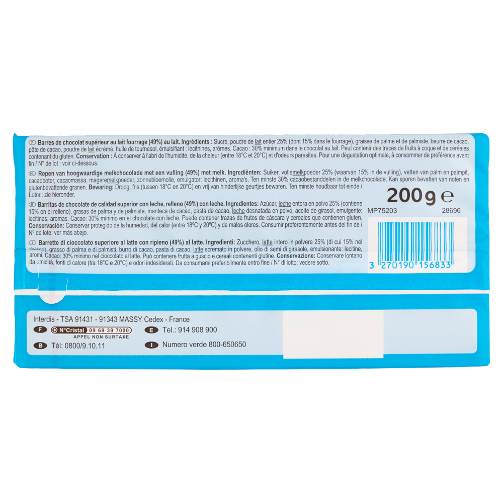 Carrefour Classic Chocomilk Cuore al Latte 200 g