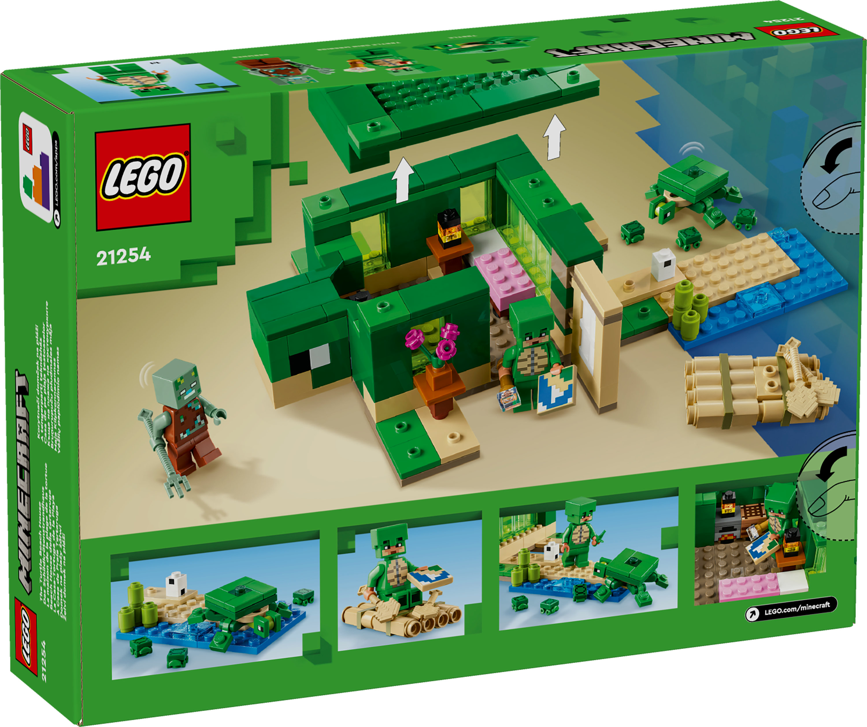 LEGO Minecraft Beach House della tartaruga