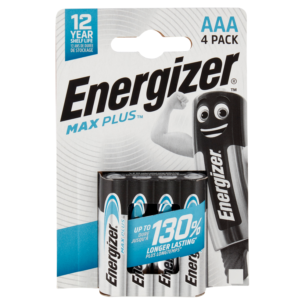 Energizer Max Plus AAA 4 pz