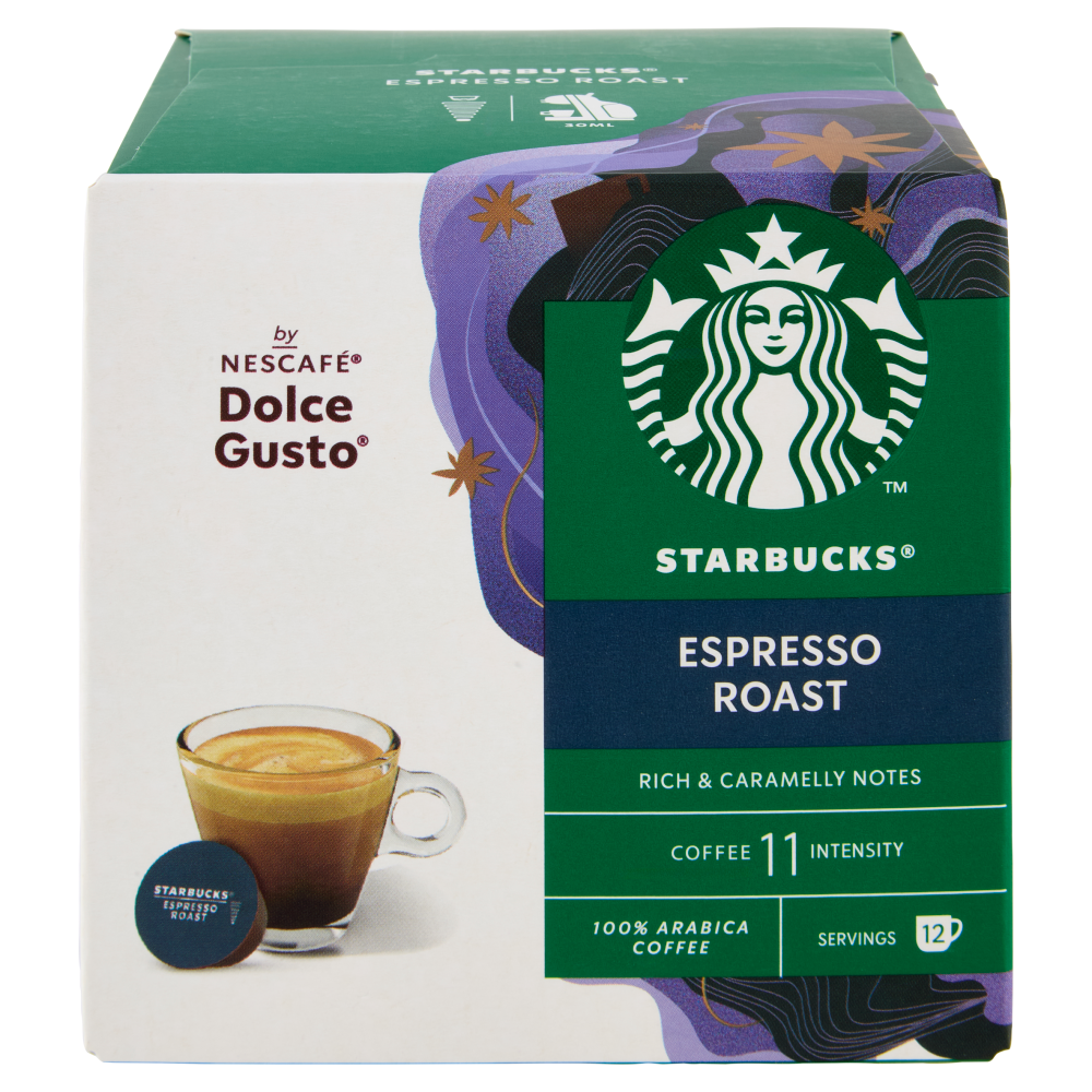 STARBUCKS Espresso Roast by Nescaf&eacute; Dolce Gusto Caff&egrave; 12 Capsule 66g