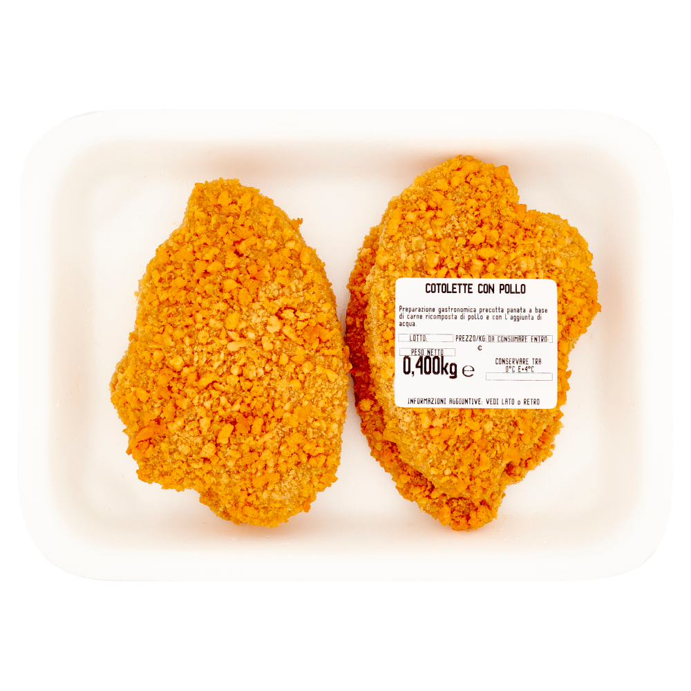 Cotolette di Pollo 0,400 Kg