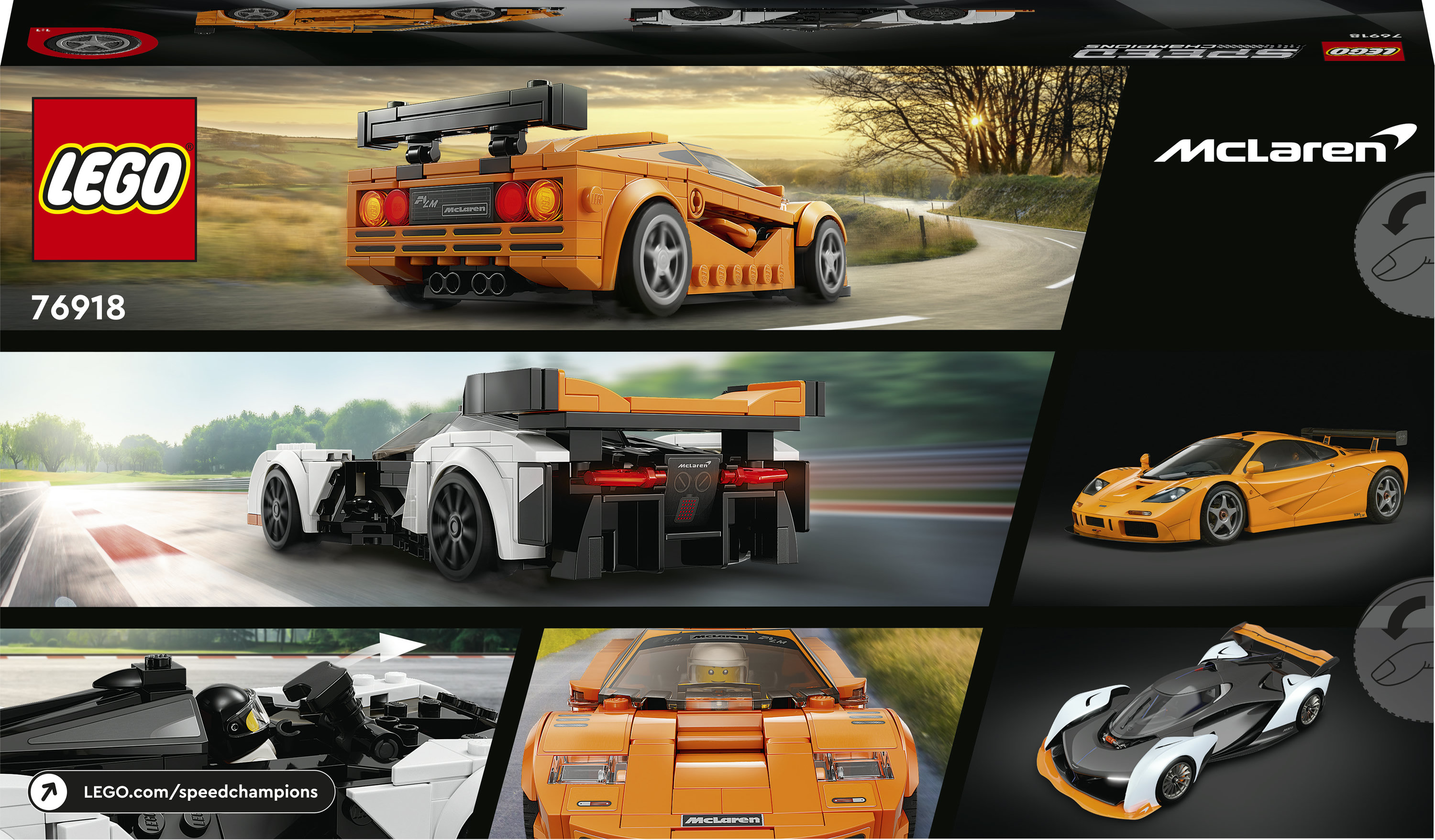 LEGO Speed Champions McLaren Solus GT & McLaren F1 LM