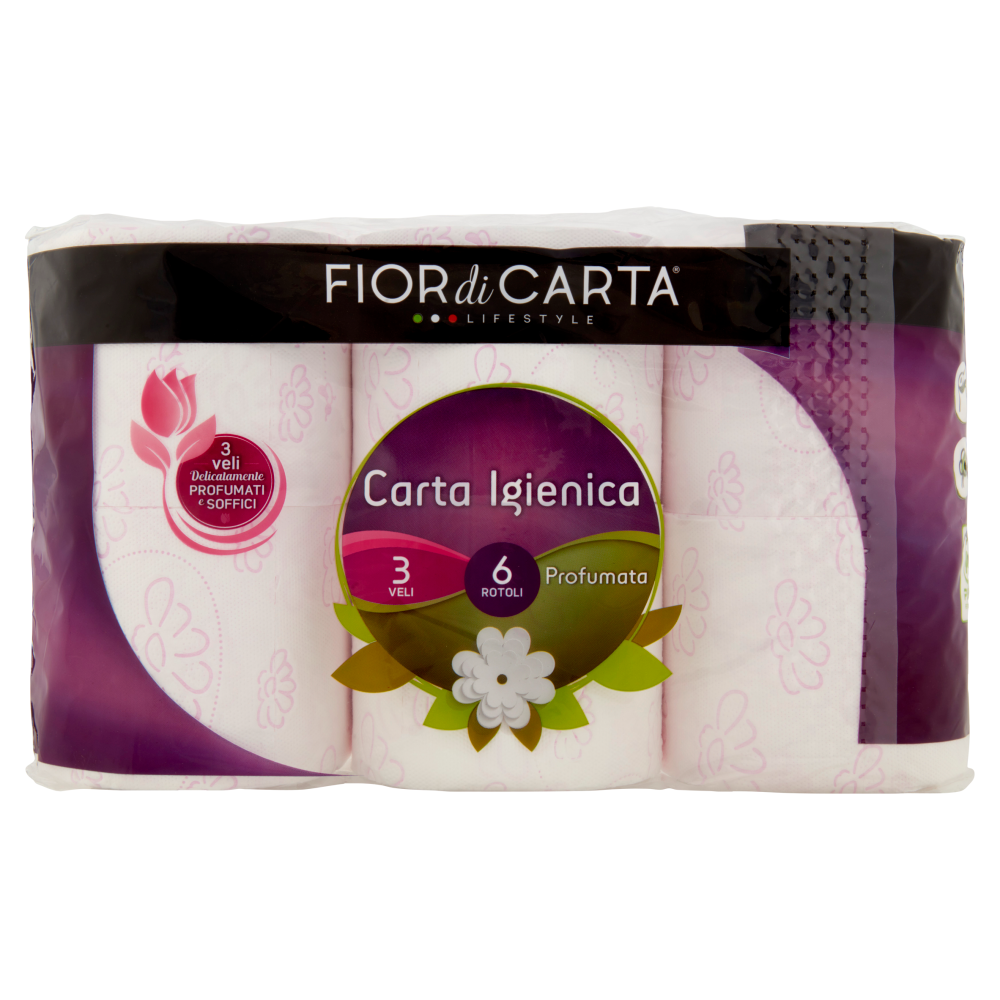 Fior di Carta Lifestyle Carta Igienica Profumata 3 Veli 6 pz