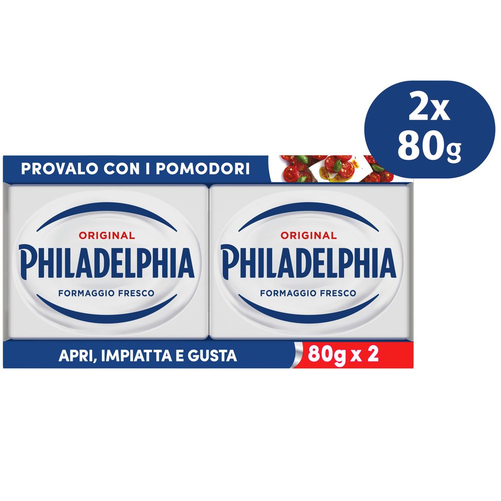 Philadelphia Original Formaggio Fresco cremoso Panetto 2x 80g