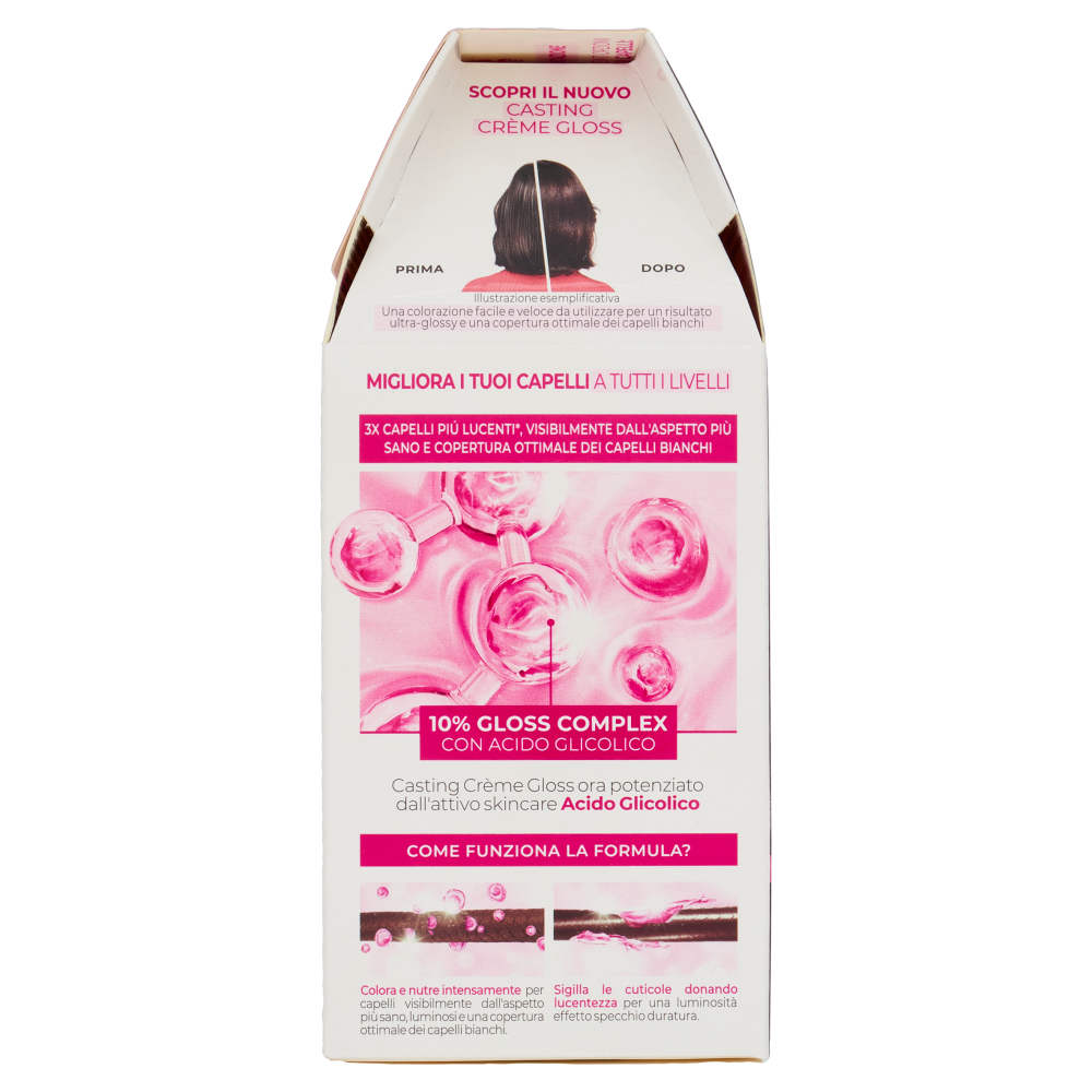 L'Oréal Paris casting Crème Gloss Trattamento Colorazione, 412 Castano Iced