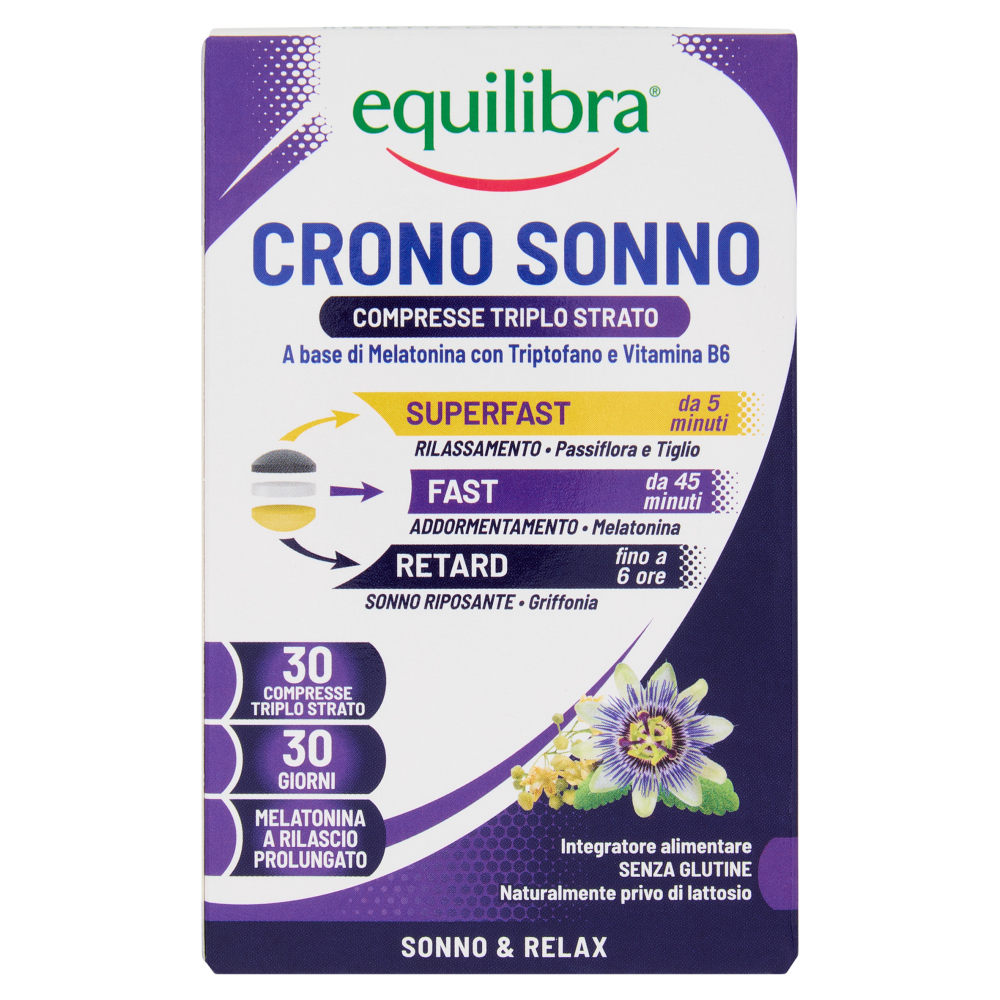 equilibra Crono Sonno Compresse Triplo Strato 30 x 0,5 g